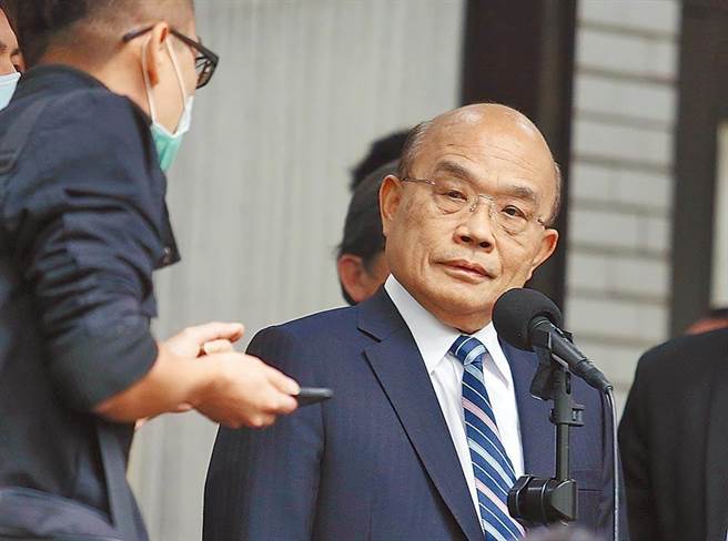 行政院长苏贞昌。（本报资料照片）
