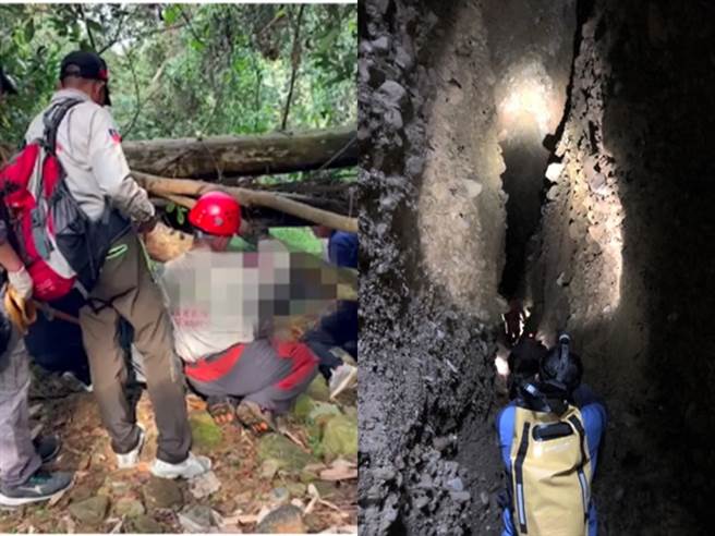 「卧龙洞」古道遭发现1具吊挂男尸，警方追查发现死者为32岁范姓男子，当时范男还有2名友人（1男1女）陪同进入古道，2友人也失踪，全案疑点重重。（警消提供）