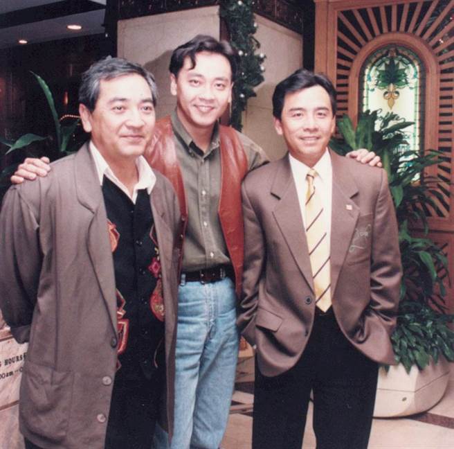 秦沛（左起）、爾冬陞、姜大衛三人是兄弟，在華語影壇各擁一片天。（圖／本報系資料照片 張兆輝攝）