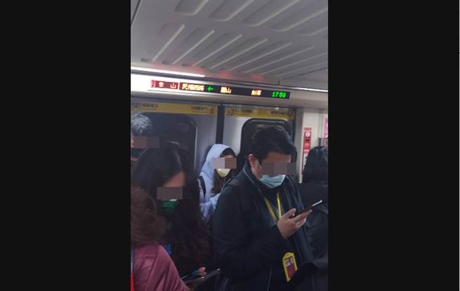 北捷公司回应，目前各线列车慢速巡轨中，地震当下立即按照SOP进行巡轨作业，暂无异常回报。（民眾提供）