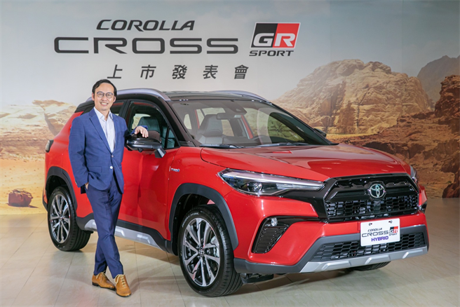 COROLLA CROSS成为史上第一台年度销售突破4万台的SUV车款。（和泰车提供）