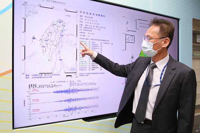氣象局地震測報中心主任陳國昌表示，不排除2天內出現規模5以上地震。(圖為資料照片 陳俊吉攝)