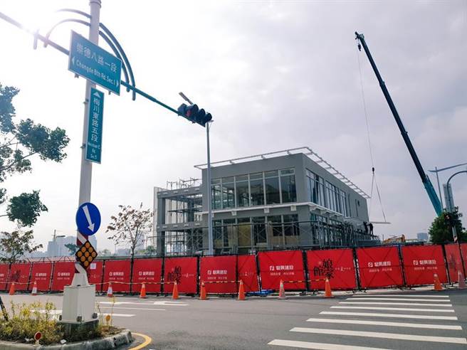 （磐兴建设在14期打造「娘家新馆」，未来将作为磐兴永久会馆。图／曾丽芳）