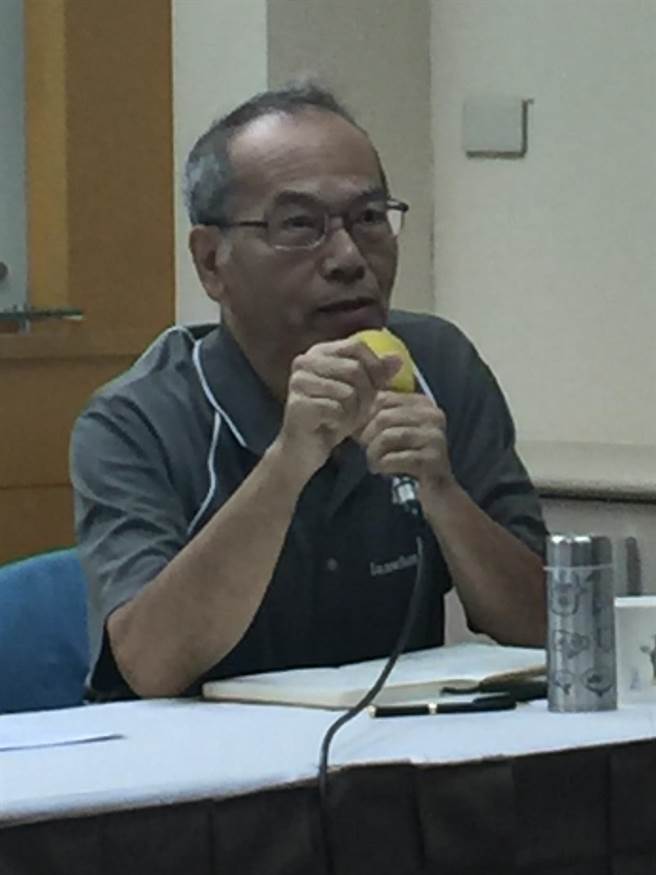 台師大地理系退休教授潘朝陽(簡立欣攝)