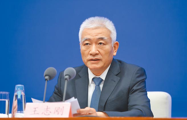 科技部部长王志刚。（中新社）