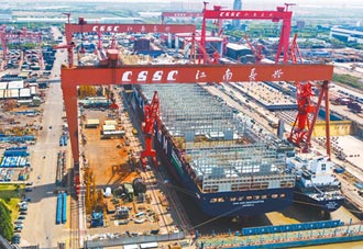中國造船業訂單滿手 占全球5成