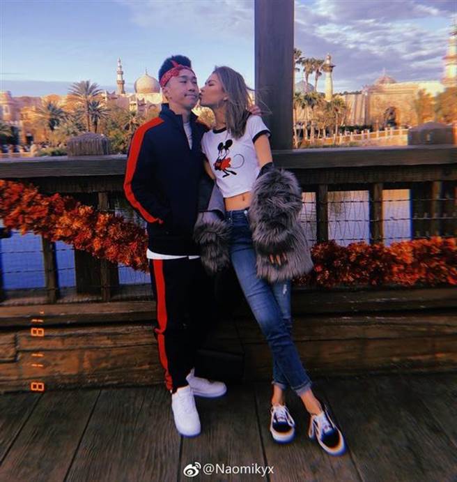 Naomi曾和Alrocco有段情。（图／翻摄自Naomi微博）