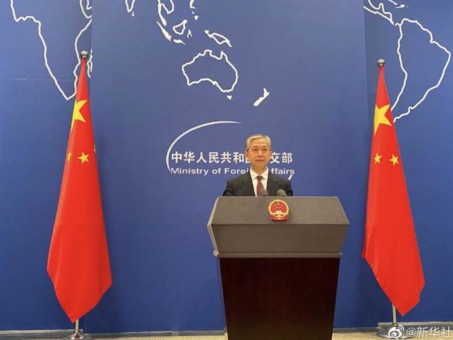 大陆外交部发言人汪文斌。取自新华社