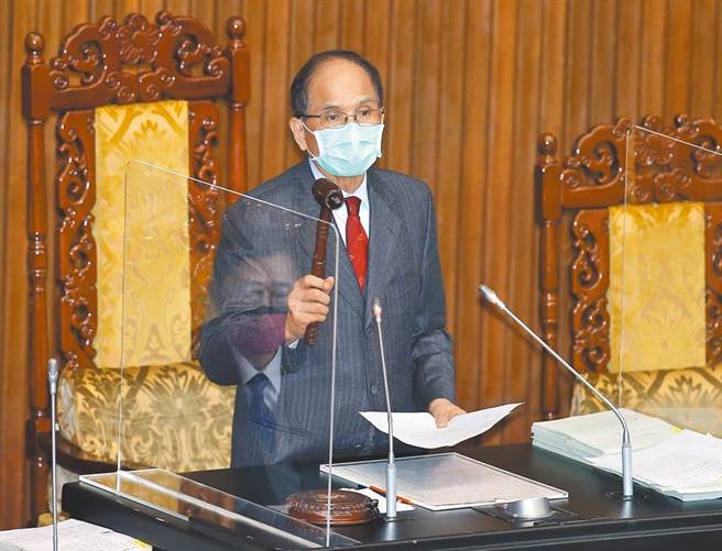 民進黨立法院黨團提案將《地制法》修正草案納入臨時會議程，朝野今協商時，三大在野黨全面表態反對。圖為圖為立法院長游錫堃。（資料照／姚志平攝）