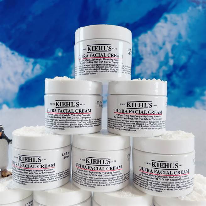 KIEHL’S契尔氏冰河醣蛋白保湿霜。（邱映慈摄）