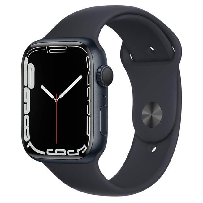 1月7日扣7萬點，換1萬1900元的Apple Watch Serires7–41mm，全台限量10支。（新光三越提供）