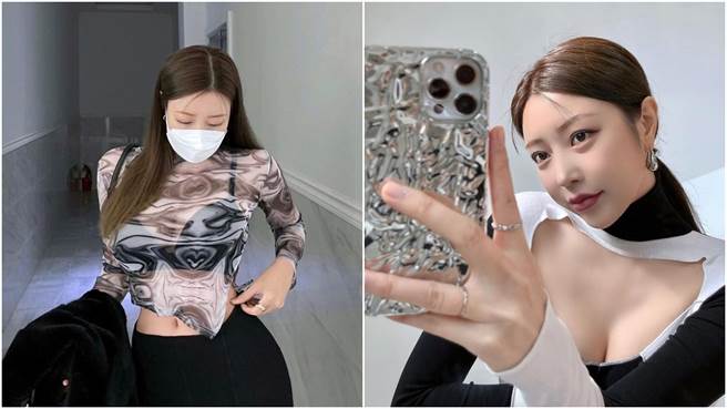 Somi近日再度于IG上晒出火辣穿搭。（图／IG@ cxxsomi）