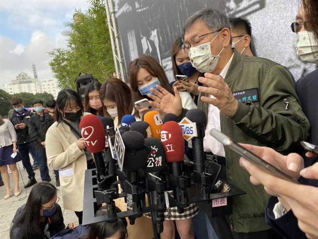 台北市長柯文哲。（黃婉婷攝）