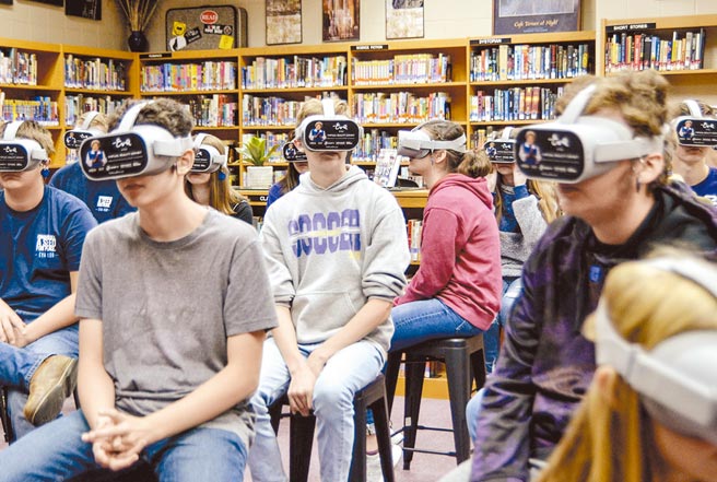 实际结合区块链和元宇宙技术的潜在运用，包含各种整合VR和AR的电脑3D虚拟游戏应用。图／美联社