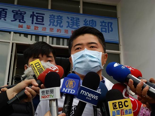 顏宽恒6日质疑正副总统同台很危险，是有国安疑虑的。(陈淑娥摄)