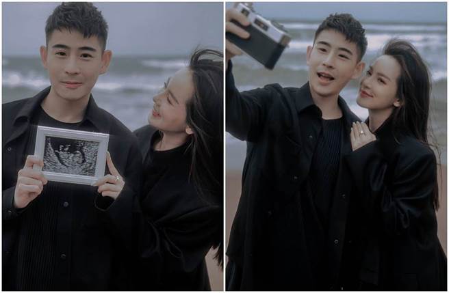 表特圣女张圈圈宣布怀孕，帅尪真面目也就此曝光。（张圈 Doris脸书）