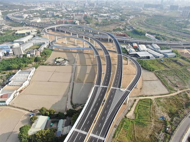 潭子系統交流道(近國4主線)。（高速公路局提供／王文吉台中傳真）