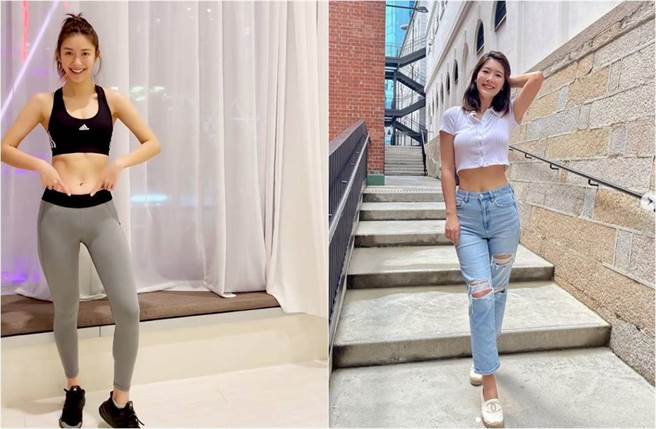 余香凝辣穿运动bra豪晒小蛮腰和腹肌，完全看不出她是刚生完宝宝的妈咪。（图／取材自余香凝Instagram）