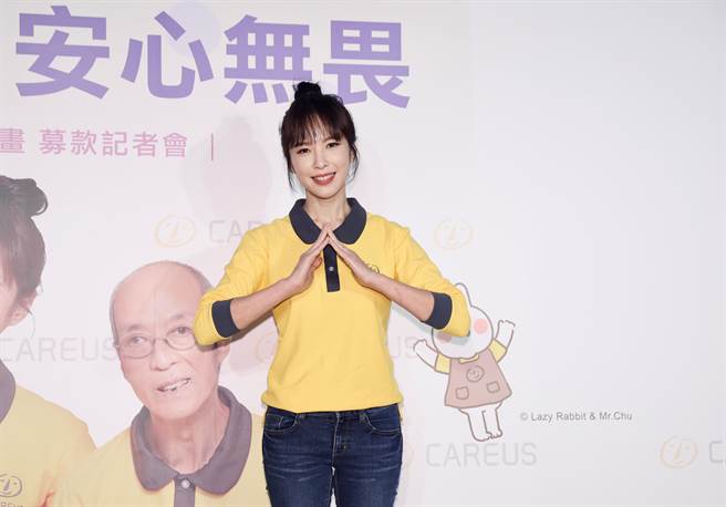 天心6日出席喜憨儿基金会公益活动。（罗永铭摄）