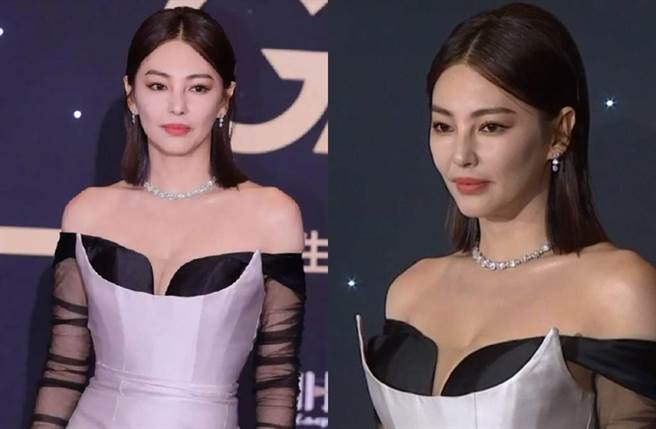 張雨綺被指臉僵。(圖／翻攝自微博)