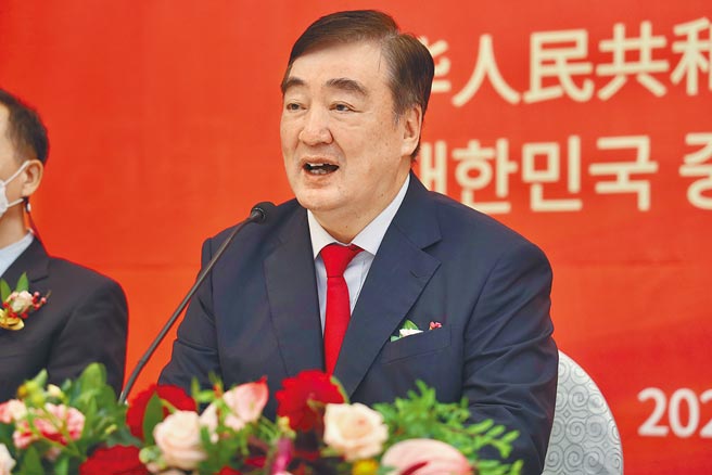 中国驻南韩大使邢海明表示，将在疫情好转下，优先推动中国国家主席习近平访韩。（中新社）