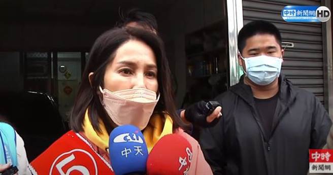 無黨籍立委高金素梅談顏清標送醫。（取自中時新聞網直播畫面）