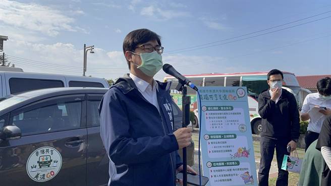 高雄市长陈其迈。（洪靖宜摄）