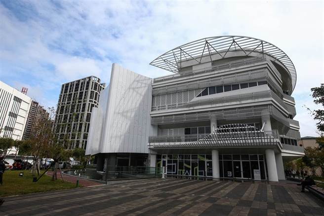 国家电影及视听文化中心外观。（邓博仁摄）
