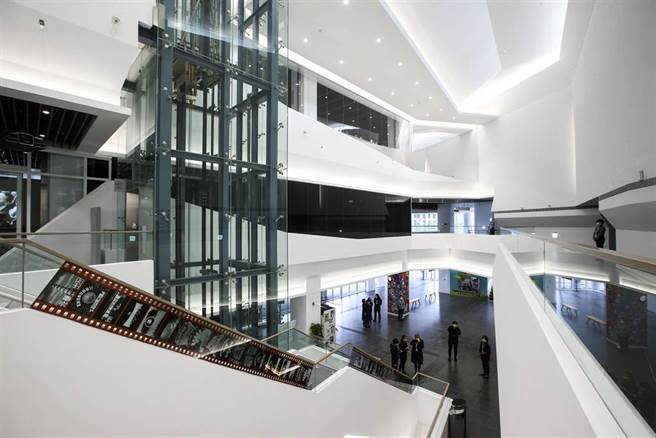 国家电影及视听文化中心内部空间。（邓博仁摄）
