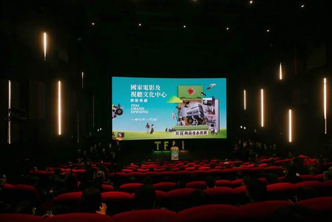 国家电影及视听文化中心放映室。（邓博仁摄）
