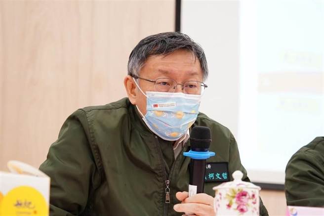 台北市长柯文哲。（台北市政府提供／张立勋台北传真）
