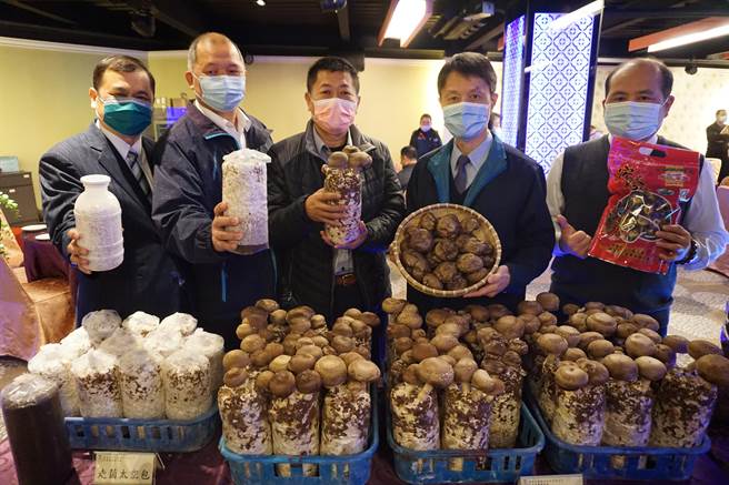 台中市新社區等8家農會共同出資合組蕈源生技公司，投入香菇菌種生產。（王文吉攝）