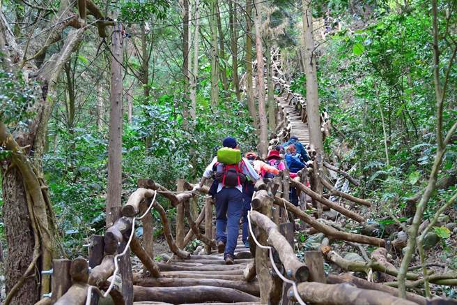 大坑4号步道整建完成。（台中市观旅局提供／王文吉台中传真）