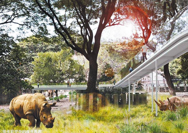 寿山动物园改建示意图。（高巿观光局提供／曹明正高雄传真）