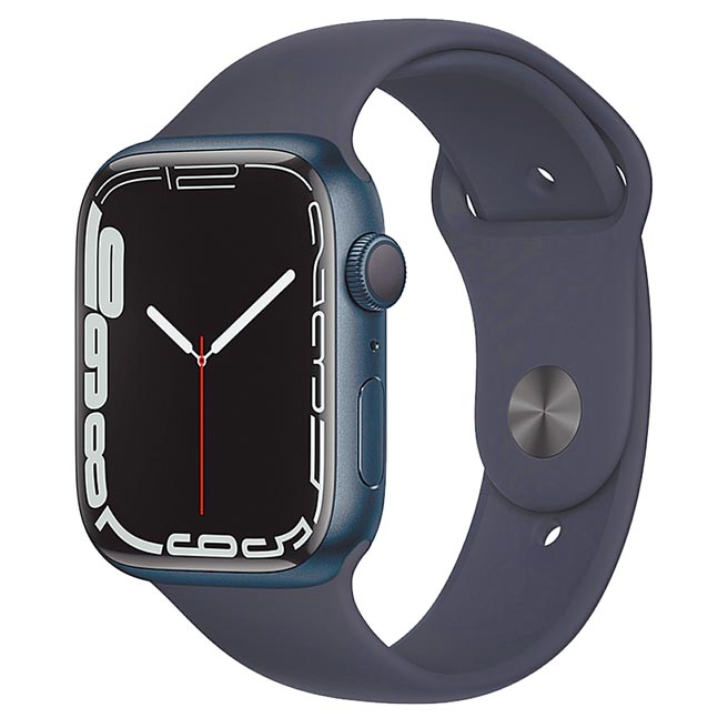 新光三越會員7日扣skm points扣7萬點，換1萬1900元的Apple Watch Series 7 41mm，全台限量10支。（新光三越提供）