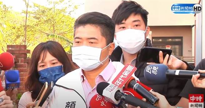 中二補選倒數，顏寬恒最新說明。(取自中時新聞網直播)