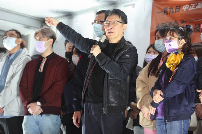 中廣董事長趙少康出席致詞轟民進黨權力腐化。（張鎧乙攝）