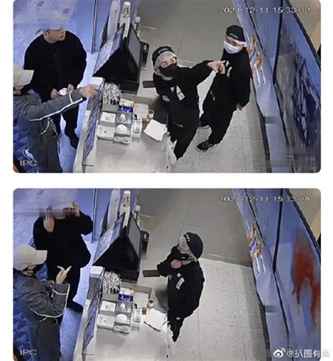 周迅近日带小13岁新欢回老家，影片被网友公开。（图／微博@扒圈有鱼）