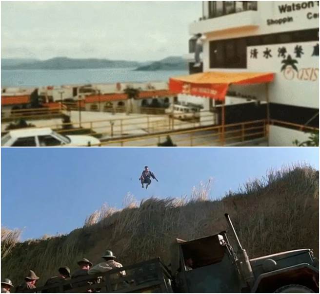 钱嘉乐曾在多部电影中完成高难度的特技动作。（图／澎派新闻）