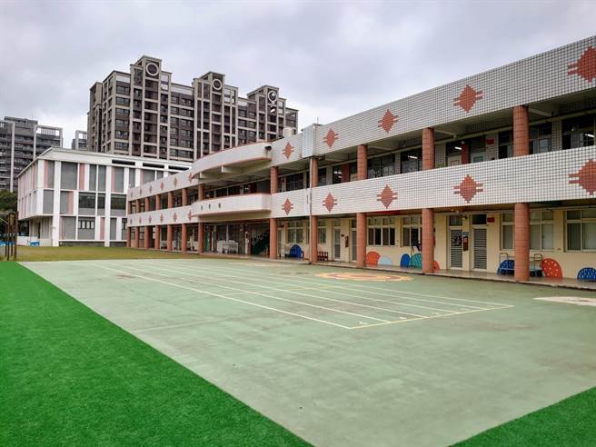 桃园市龟山区乐善国小前几年进行增建工程，扩建新校舍。（桃园市政府教育局提供／陈梦茹桃园传真）