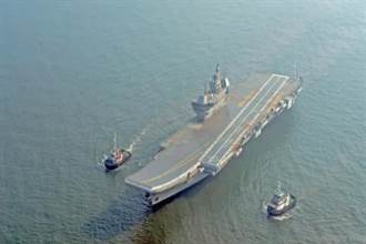 印度自製航艦維克蘭號第3次海試 預備今年服役