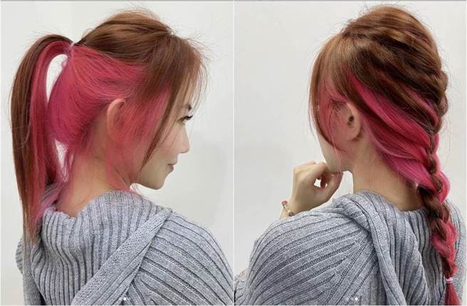 谢忻开心晒新髮色，还幽默形容髮色是「现正恋爱中」。（图／取材自谢忻Instagram）