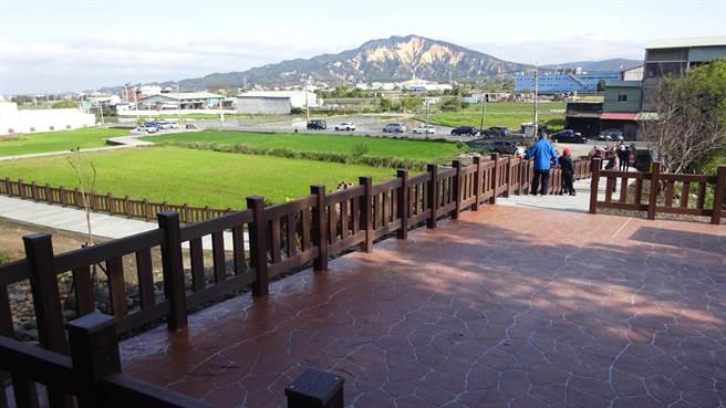 外埔五崁腳休閒步道已完工啟用，將成為民眾散步的好去處。(陳淑娥攝)