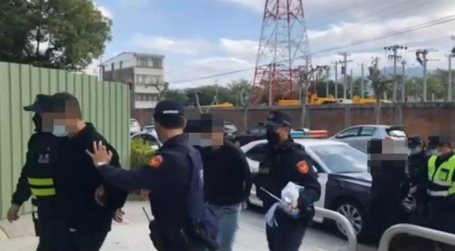 苗栗警分局将涉案人员移送法办。（翻摄照片／李京升苗栗传真）