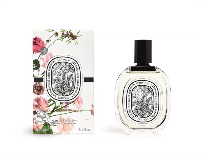 diptyque限量玫瑰之水淡香水100ml，4250元。（DIPTYQUE提供）