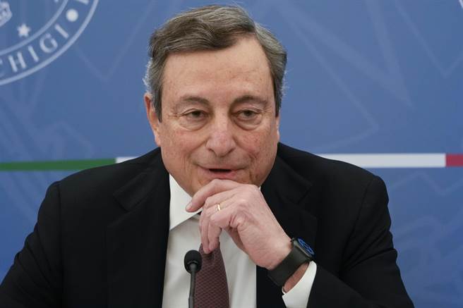 义大利总理德拉吉（Mario Draghi）。(图／美联社)