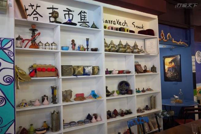 店内收集了许多来自北非的物品。(图/行遍天下)