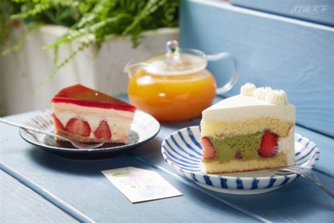 下午茶：採用当季水果制成的每日手工戚风或起士蛋糕，搭配清新的水果茶。(图/行遍天下)