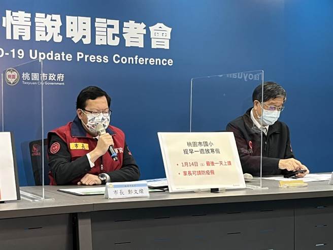 桃園公私立國小、公幼及附幼提前1周放寒假。（陳夢茹攝）