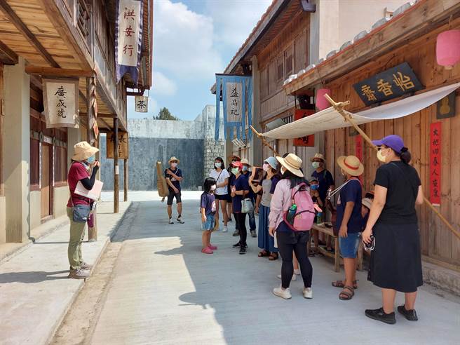 电视剧《斯卡罗》拍摄片场之一台南盐水岸内糖厂影视基地，今年春节将重新开放民眾参观。（台南市政府提供／张毓翎台南传真）